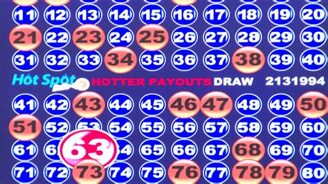 lotto hot spot results.